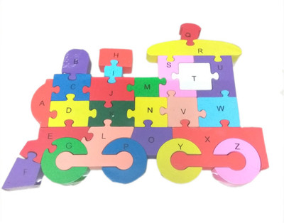

Funwood Games Exclusive 26 Pieces Wooden Colorful Engine Puzzle Toy With A-Z English Alphabet and Numbers Puzzle for Kids(1 Pieces)