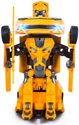 

FEMININE STYLE Troopers RC Transforming Car cum Robot Simulation Model with Sound Light (Multi color)(Multicolor)