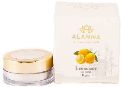 

Alanna Naturally Beautiful Natural Lemonade Lip Scrub - Sulphur Less Sugar 8Gm for Men & Women Scrub(8 g)