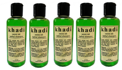 

Khadi Herbal Neem Sat Shampoo Family Pack(1050 ml)