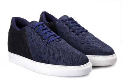 

Bxxy BXXY'S 2.8 Inch Hidden Height Increasing Casual Navy Colour Outdoor Shoes in TPR Sole. Height Elevator Shoes Sneakers For Men(Navy, Black