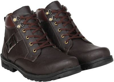 

Kraasa Rockers Ride Boots For Men(Brown