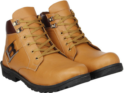 

Kraasa Rockers Ride Boots For Men(Beige