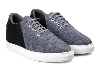 

Bxxy BXXY'S 2.8 Inch Hidden Height Increasing Casual Grey Colour Outdoor Shoes in TPR Sole. Height Elevator Shoes Sneakers For Men(Grey, Black