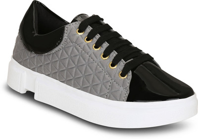 

Get Glamr Sneakers For Women(Black, Grey