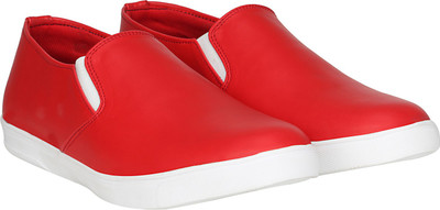 

Kraasa Pride Slip On Sneakers For Men(Red