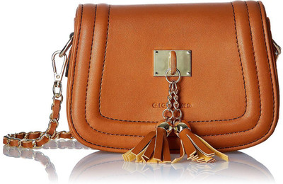 

Giordano Women Casual Brown Genuine Leather Sling Bag