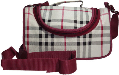 

RK Brands Boys & Girls Casual Beige PU Sling Bag