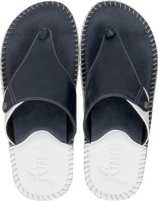

Kraasa Flip Flops, Blue::white