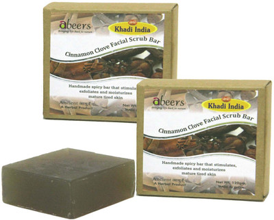 

khadi abeers Cinnamon Clove Luxury Soap - Set of 2 pcs(120 g, Pack of 2)