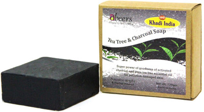 

khadi abeers Tea Tree Charcoal Soap(120 g)