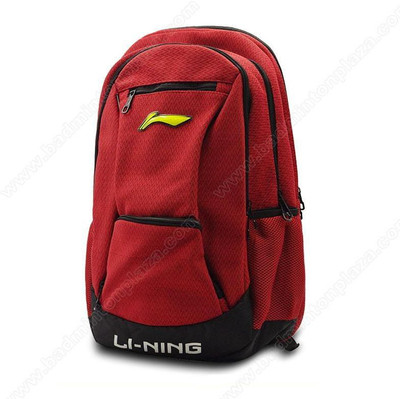 

Li-Ning ABSM298 Backpack Style Badminton Kitbag - Red Kitbag(Red, Backpack