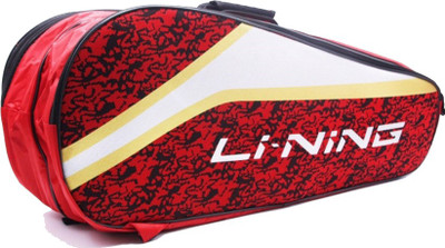 

Li-Ning ABSM294 Badminton Dual Kitbag (Side Carrying + Backpack Style) - Red Kitbag(Red, Kit Bag