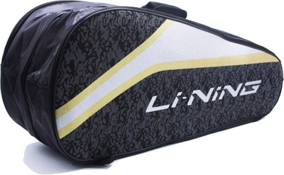 

Li-Ning ABSM294 Badminton Dual Kitbag (Side Carrying + Backpack Style) - Black Kitbag(Black, Kit Bag