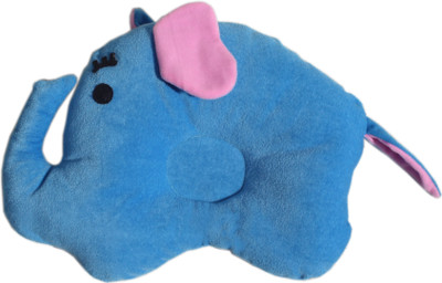 

Amardeep Baby Stuffed Toy Blue Elephant Baby Pillow 32*23cms - 23(Blue)