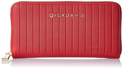 

Giordano Women Casual Red Genuine Leather Wallet(4 Card Slots)