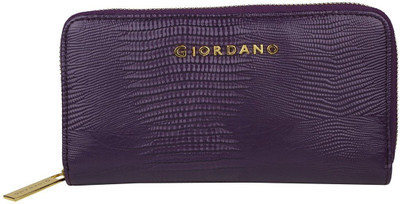 

Giordano Women Casual Purple Genuine Leather Wallet(8 Card Slots)