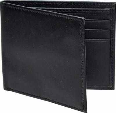 

Death By Color Men Black Genuine Leather Wallet(7 Card Slots)