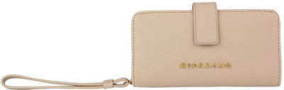 

Giordano Women Casual Beige Fabric Wallet(5 Card Slots)
