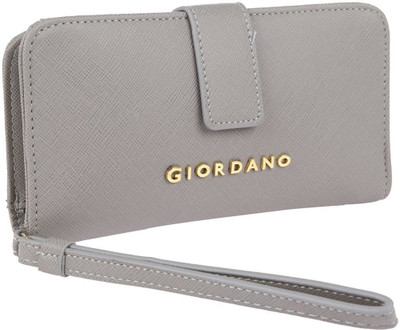 

Giordano Women Casual Grey Genuine Leather Wallet(5 Card Slots)