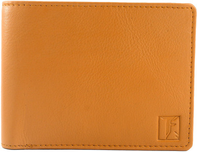 

TOFFIL Men Tan Genuine Leather Wallet(10 Card Slots)