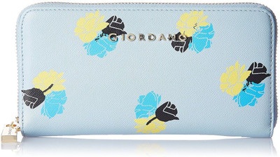 

Giordano Women Casual Blue Genuine Leather Wallet(4 Card Slots)