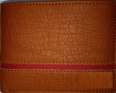 

eazy life Men Tan Genuine Leather Wallet(3 Card Slots)