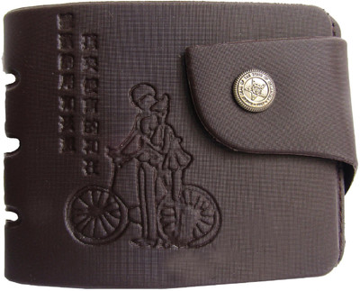 

Mundkar Boys Tan Artificial Leather Wallet(5 Card Slots), Black