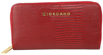 

Giordano Women Casual Red Fabric Wallet(8 Card Slots)