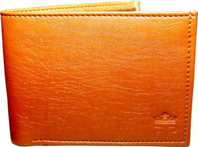 reza pellis Boys Tan Genuine Leather, Artificial Leather Wallet(5 Card Slots)