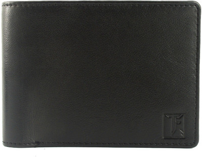 

TOFFIL Men Black Genuine Leather Wallet(10 Card Slots)