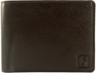 

TOFFIL Men Brown Genuine Leather Wallet(10 Card Slots), Dark brown
