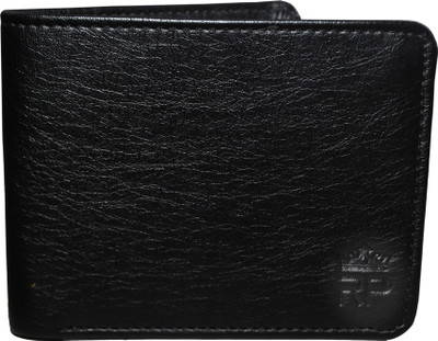 

REZA PELLIS Boys Black Artificial Leather, Genuine Leather Wallet(5 Card Slots)