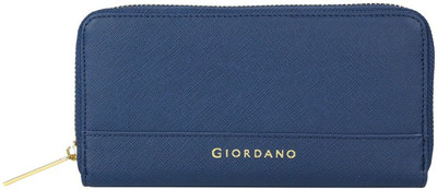 

Giordano Women Blue Fabric Wallet(8 Card Slots)