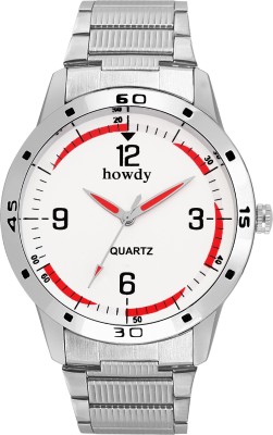 Howdy Howdy-665 Fantastica White Dial Chain Watch  - For Men   Watches  (Howdy)