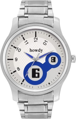 Howdy Howdy-667 Fantastica White Dial Chain Watch  - For Men   Watches  (Howdy)