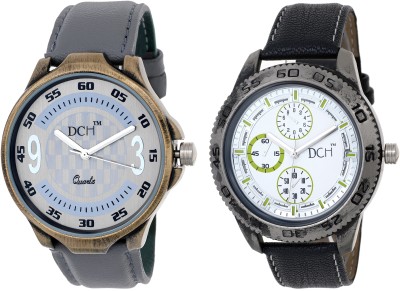 DCH WT 1214.74 Trendy Pack of 2 Watch  - For Men   Watches  (DCH)