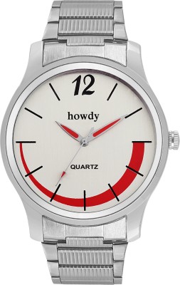 Howdy Howdy-670 Fantastica White Dial Chain Watch  - For Men   Watches  (Howdy)