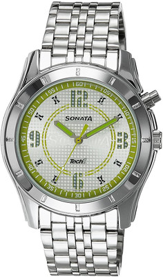Sonata NB7067SM03 Grahm Watch - For Men