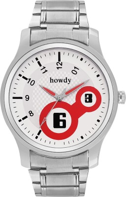 Howdy Howdy-669 Fantastica White Dial Chain Watch  - For Men   Watches  (Howdy)