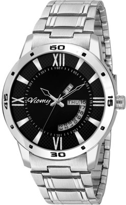 VIOMY DD9003 Stylish Day & Date Black dial analog watch for all occasion watch for men's & Boy's Watch  - For Men   Watches  (VIOMY)