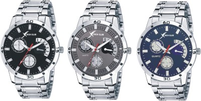 Rich Club Beyond Series Colourful Dial Pack Of 3 Watch  - For Men   Watches  (Rich Club)