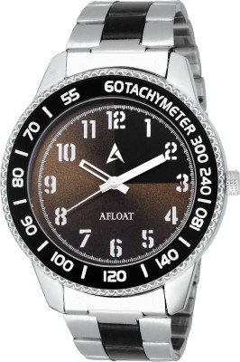 AFLOAT AFL~2395~Stylish Silver~Black Two Tone~Analog Modish Watch  - For Men   Watches  (Afloat)