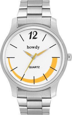 Howdy Howdy-671 Fantastica White Dial Chain Watch  - For Men   Watches  (Howdy)