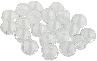 

GOELX Crystal Swarovski Jewelry Making Beads Pack of 100 - Clear