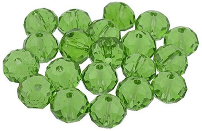 

GOELX Crystal Swarovski Jewelry Making Beads Pack of 100 - Light Green