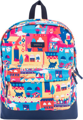 

Chumbak Buildings 10 L Backpack(Multicolor), Multi-colour