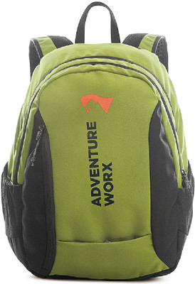 

Adventure Worx Rise school backpack with AerWire Tech 32L 3.2 L Backpack(Black), Green