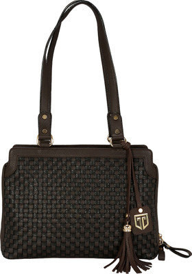 

Tan Luzo Dry Milled Leather Handcrafted Brown Shoulder Bag for Women Shoulder Bag(Brown, 5 L)