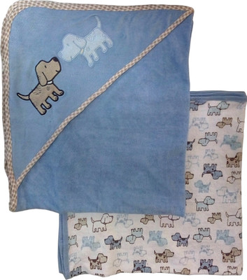 

Amber Hosiery Cotton, Terry 210 GSM Bath Towel(Pack of 2, Blue)